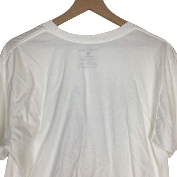 HIP HOP ROYALTY Crop Graphic Tee T Shirt T BOZ Oversized Fit Short Sleeve Large - Picture 5 of 11